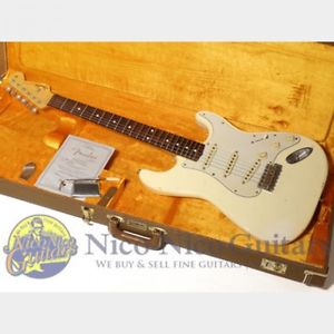 Fender Custom Shop 1997 '60 Stratocaster Relic Scallop Mod (White) /512