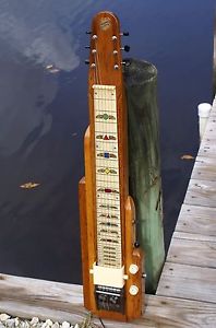 Vintage National Triplex Chord Changer Lap Steel Guitar