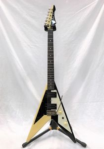 Aria Pro II XX-MS MS Paint V Shape Made in Japan 1980s E-Guitar Free Shipping