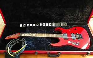 RED IBANEZ Mick Thompson MTM1 Signature Series Electric Guitar (with Case ++)