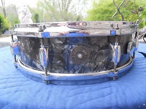 VINTAGE GRETSCH DRUM SET "MAX ROACH" BROADKASTER MODEL SNARE DRUM 3 PLY