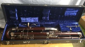 Fox Contra Bassoon MINT CONDITION Mahogany Finish Acrylic Enamel Original Case
