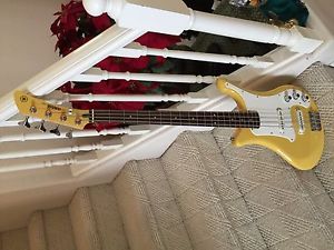 YAMAHA SBV-500 BASS GUITAR YELLOW NEAR MINT CONDITION!!!