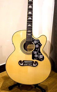 Epiphone EJ200SCE Acoustic Electric Zager EZ-Play Modified Guitar