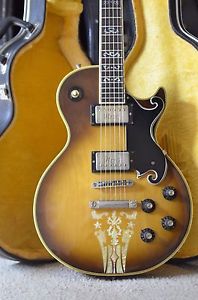 Vintage 1975 Ibanez Custom Agent electric guitar mandolin scroll Super 70s