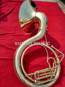 Sousaphone 25" Big Jumbo Size in Brass Golden With Free Mouthpc + Box + Shipping