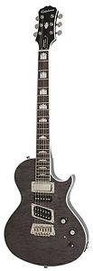 Epiphone Limited Edition Nighthawk Custom Quilt Trans Black Electric guitar