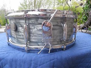 VINTAGE GRETSCH DRUM SET "BROADKASTER" NAME BAND MODEL SNARE DRUM  3 PLY SHELL