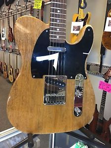 Kurt Wilson Guitars Custom Natural Telecaster Electric Guitar w Flight Case