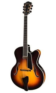 Eastman AR810CE-SB Archtop Guitar With Hardshell Case