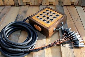 50' 16 Channel Snake w/ Mogami 2934 wire, Neutrik XLR-F to XLR-M