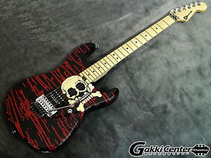 Charvel PRO WARREN DEMARTINI SIGNATURE BLOOD AND SKULL Electric Guitar Free Ship