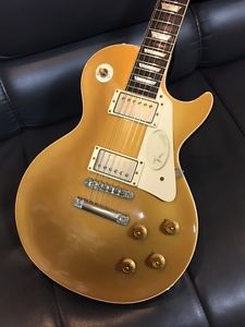 Gibson Custom Shop Historic 1957 Les Paul Dark Back VOS Gold, a1091