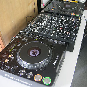 Dj Turntable Full Set Up Pioneer 2x CDJ1000 MK3 Behringer Mixer Ableton