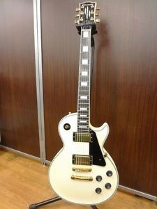 Used! ESP Japan -Edwards- Les Paul Custom Guitar E-LP-92CD Vintage White Duncan