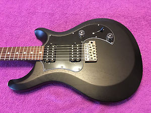 Near Brand New Black PRS S2 Standard 24 Satin Guitar W/ PRS Gig Bag