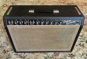 Vintage Blackface Fender Deluxe Reverb 1965 FEIC
