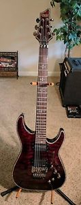Schecter Hellraiser C1 FR Sustainiac Electric Guitar Black Cherry 