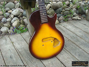 Vintage 1959 1960 Gibson Melody Maker HUSK - Project Body - 3/4 scale NICE WOOD