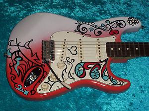 USA FENDER American Monterey Hendrix Pop fest Jimi strat Stratocaster guitar