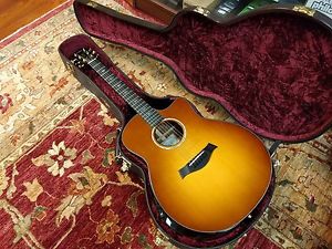 Taylor Custom GO Grand Orchestra Quilted Sapele Acoustic Electric Guitar