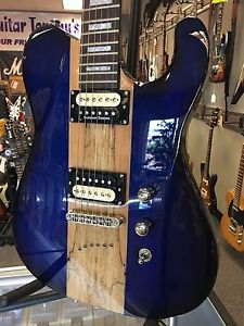 Diamond Guitars Blue Maverick Telecaster with Free Alligator Form Fit Case