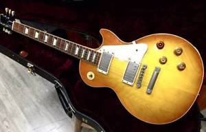 Gibson Les Paul Historic Honeyburst 1958 LP Plain Top E-Guitar Free Shipping
