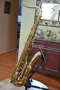 1929 CONN NEW WONDER CHU-BERRY TENOR SAXOPHONE - OVERHAULED, FANTASTIC PLAYER.