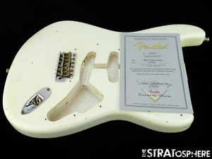 Fender Custom Shop Postmodern Relic Stratocaster BODY+ HARDWARE Strat Olympic Wt