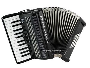 Akkordeon Weltmeister Perle 48, gepflegter Zustand, 26/48/3/II