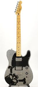 Used Electric Guitar Squier / HARUNA Telecaster Skullsilver Dark Silver Sparkle