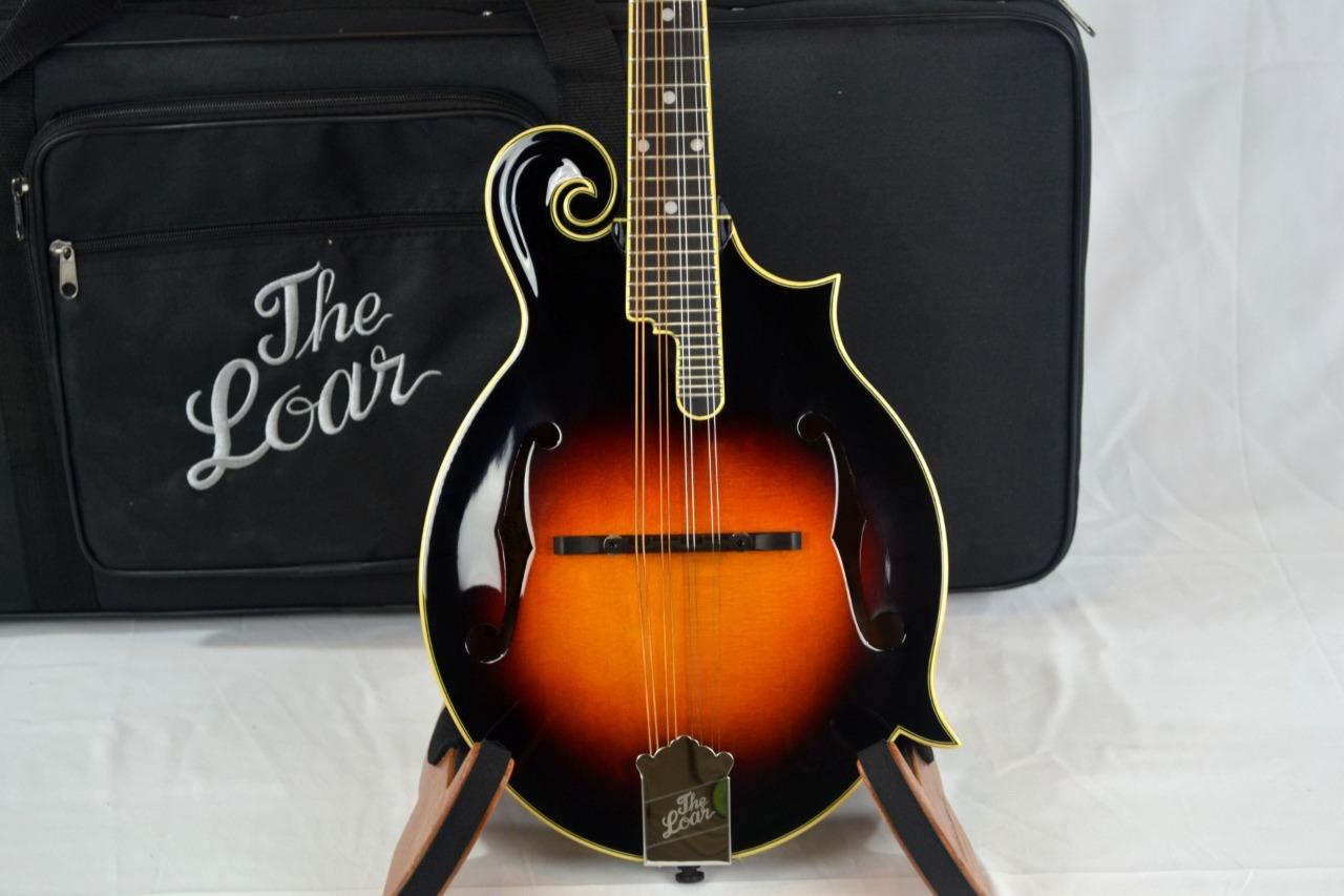 THE LOAR LM-600 VS F-STYLE MANDOLIN WITH CASE, ALL SOLID WOOD, Int'l Buyers Wel