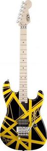 EVH EVH Striped Series Black with Yellow Stripes