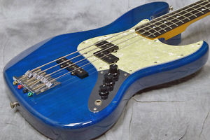 Fender Japan JB62-PJ/BD MH Translucent Blue, Electric bass, MIJ, a1229