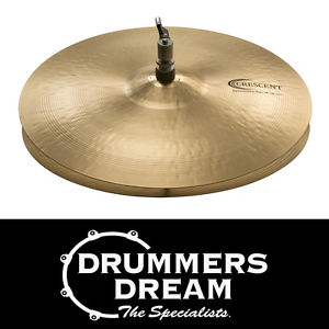 Crescent by SABIAN 14" Hammertone Hi Hat Cymbal Pair Designed with Jeff Hamilton