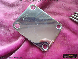 Vintage PRE-CBS 1955 Fender Stratocaster Neckplate Telecaster Strat Tele Pbass !