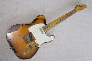 NASH Tele T-57 extra distressed 2tone sunburst