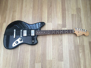 Fender Jaguar Blacktop, mint condition, hardly played.