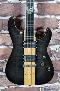 Schecter Hollywood Classic Electric Guitar Transparent Black