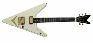 Guitarra eléctrica Gibson Reverse Flying V Limited Edition 2009 White Gold HW