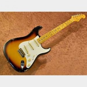 NEW Fender Custom Shop Custom Built 1957 Stratocaster Relic 2-Color-Sunburst/512