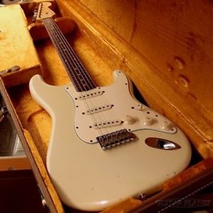 Fender Custom Shop 1960 Stratocaster Relic -Olympic White- 2002 FROM JAPAN/512