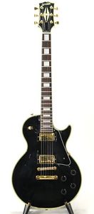 Orville Les Paul Custom LPC-75 Ebony Black Made in Japan FUJIGEN Electric Guitar