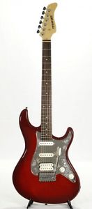 FERNANDES ENGRAVE CHROME RED guitar From JAPAN/456