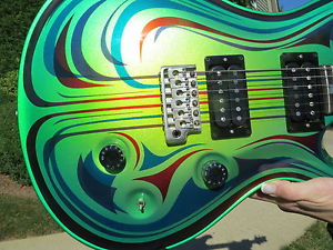 Prs Private Stock Custom 24 Standard 24 Metal 1985 Green Metallic Bud Davis 2009