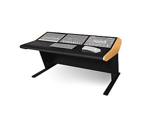 Sterling Modular Multi-Station | 3 Bay Studio Desk | Red Oak Trim