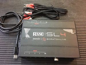 Rane SL4 USB  Interface for Serato Scratch Live DJ, RCA cables  //ARMENS//