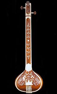 Special Designer Male Tanpura  Yellow Gourd  Tun Wood 4 Strings By Dorpmarket