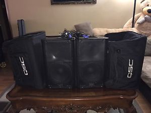 Pair of QSC K10 10 Active or pow