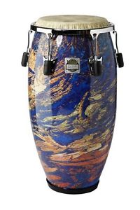 REMO Poncho Sanchez(TM) Conga, 12.50" Diameter, 30" Depth, Chrome Curved Rim